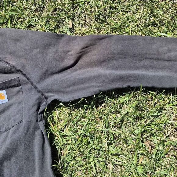 Carhartt Men's (2) Shirt Bundle - (1) Long Sleeve & (1) Short Sleeve - Small - Picture 6 of 10